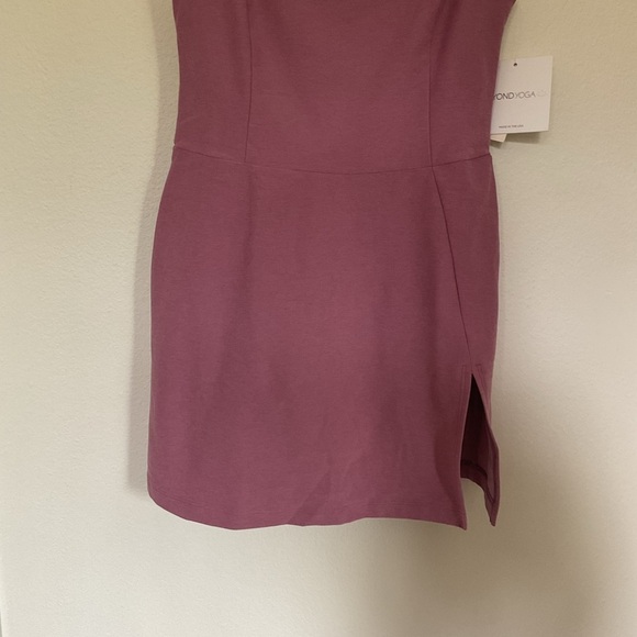 Beyond Yoga Spacedye Court Appeal Mini Dress Pink/Purple Orchid Heather XS - Picture 5 of 14